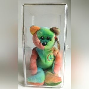 Peace Bear Original Beanie Baby
